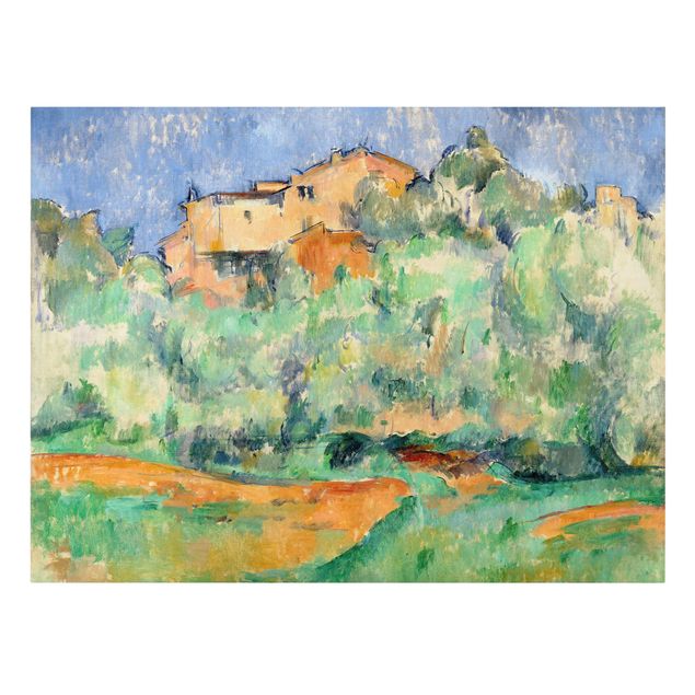 Leinwandbilder kaufen Paul Cézanne - Haus auf Anhöhe