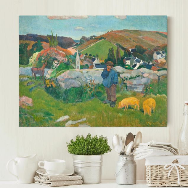Impressionismus Bilder Paul Gauguin - Der Schweinehirt