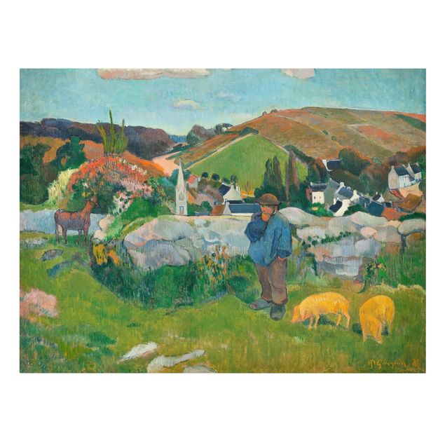Leinwandbilder kaufen Paul Gauguin - Der Schweinehirt
