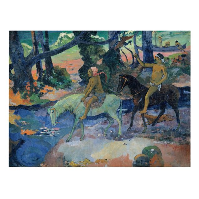 Leinwandbilder kaufen Paul Gauguin - Die Flucht