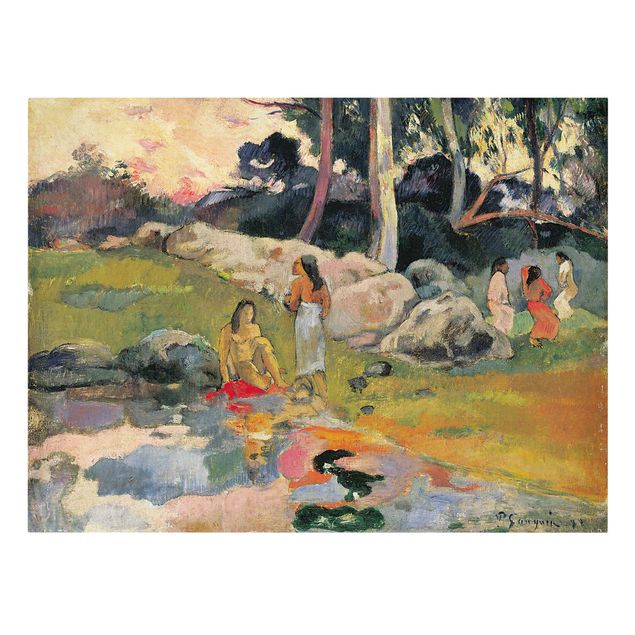 Leinwandbilder Paul Gauguin - Flussufer