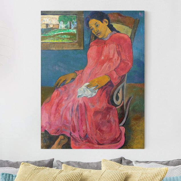 Impressionistische Bilder Paul Gauguin - Melancholikerin