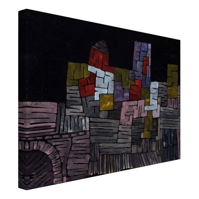 Bilder abstrakt Paul Klee - Altes Gemäuer