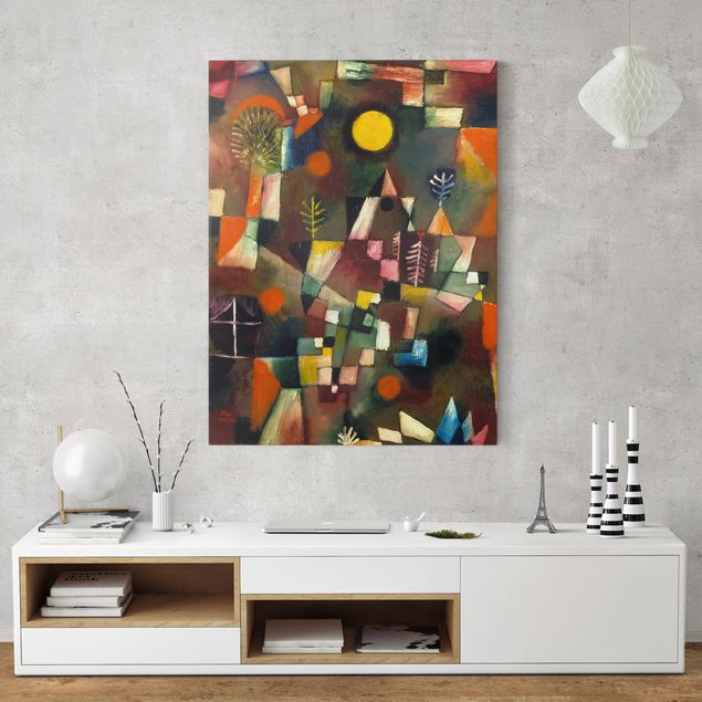 Abstrakte Bilder Paul Klee - Der Vollmond