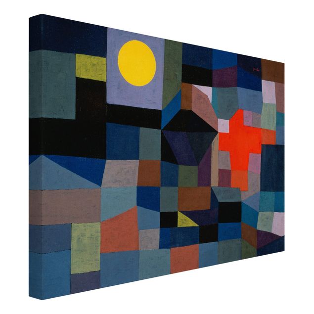 schöne Bilder Paul Klee - Feuer bei Vollmond