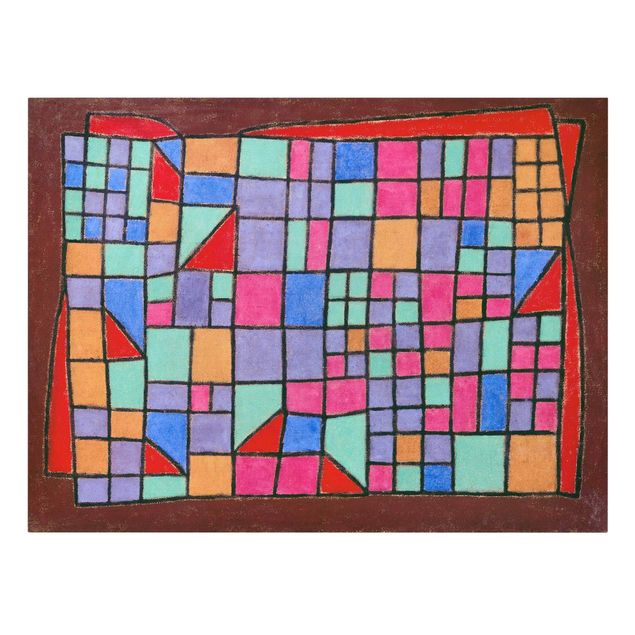 Leinwandbilder kaufen Paul Klee - Glas-Fassade