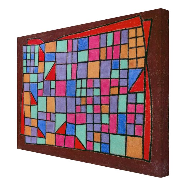 Leinwandbild - Paul Klee - Glas-Fassade - Quer 4:3