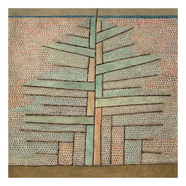 Leinwandbild - Paul Klee - Kiefer - Quadrat 1:1