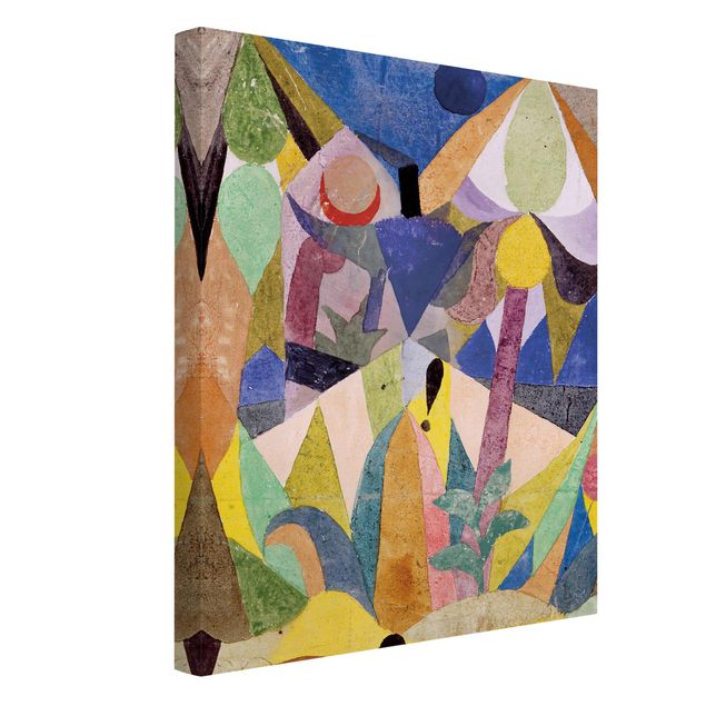 Gemälde abstrakt Paul Klee - Mildtropische Landschaft