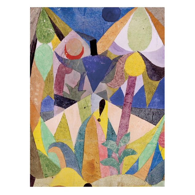 schöne Bilder Paul Klee - Mildtropische Landschaft