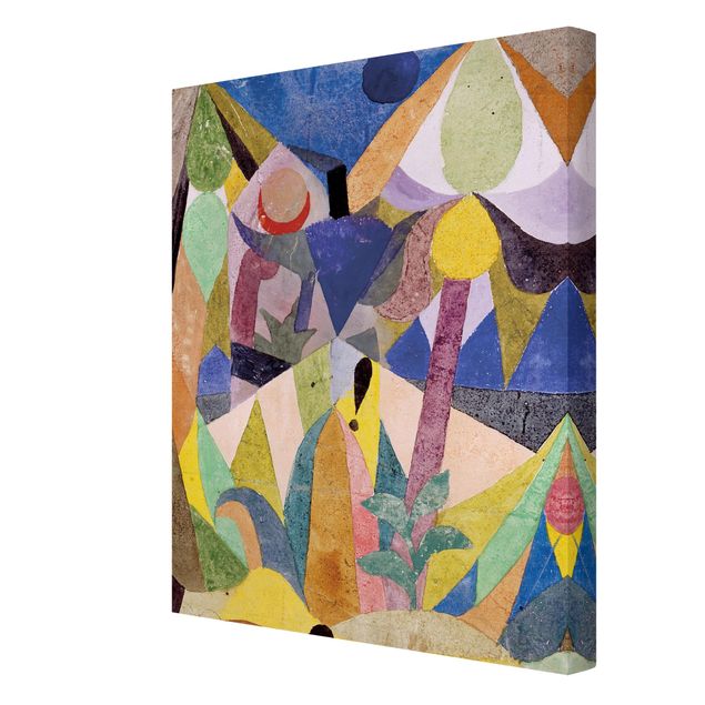 schöne Leinwandbilder Paul Klee - Mildtropische Landschaft