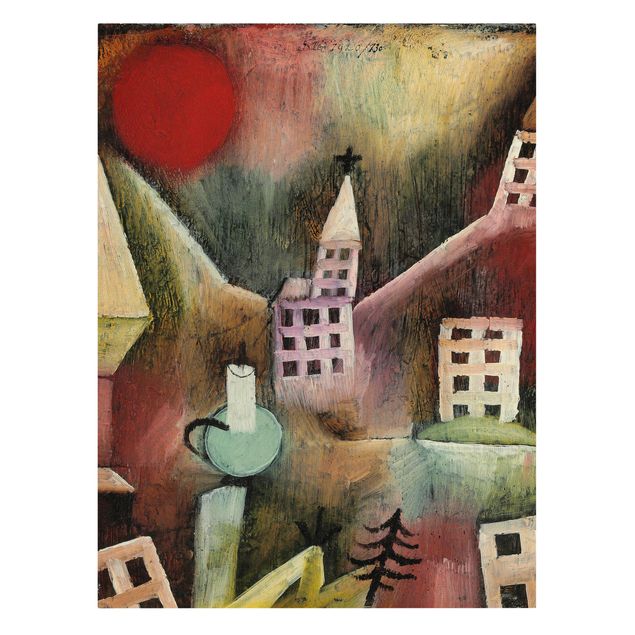 Bilder Paul Klee - Zerstörtes Dorf