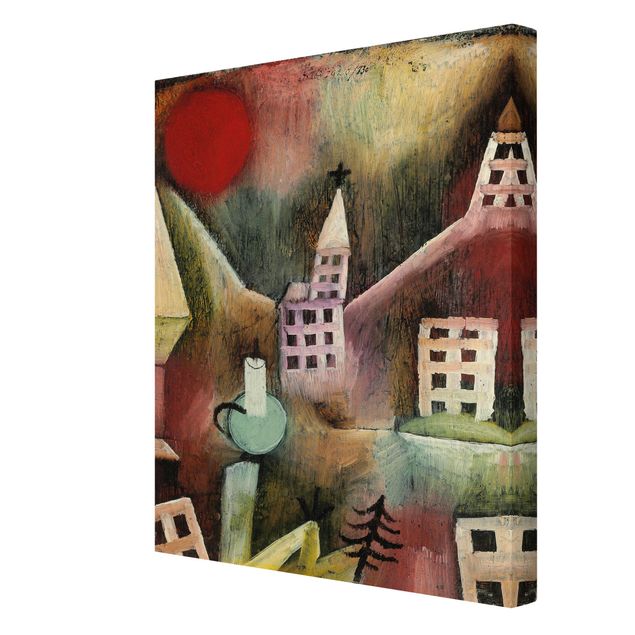 Leinwandbilder Paul Klee - Zerstörtes Dorf