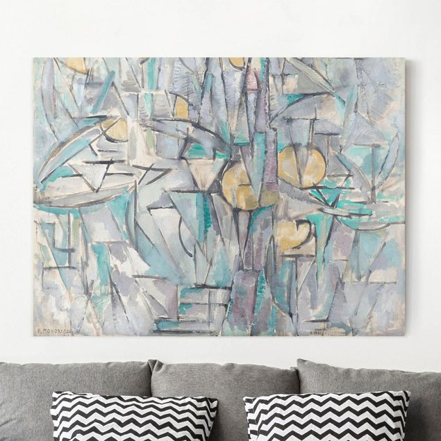 Impressionistische Bilder Piet Mondrian - Komposition X