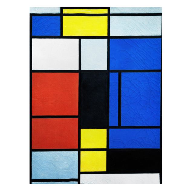 schöne Leinwandbilder Piet Mondrian - Tableau No. 1
