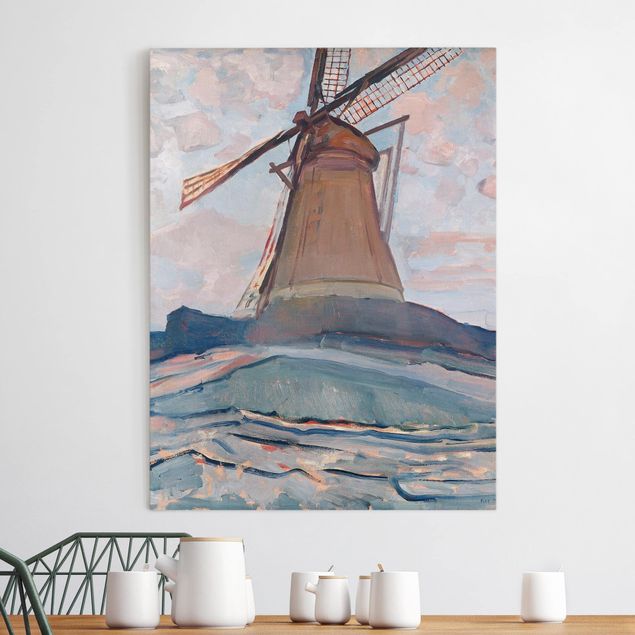Impressionistische Bilder Piet Mondrian - Windmühle