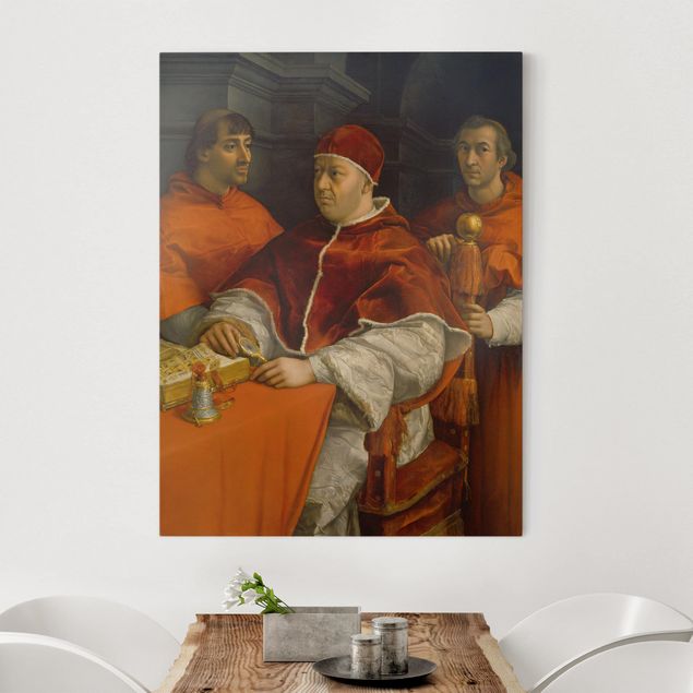 Expressionistische Gemälde Raffael - Bildnis von Papst Leo X
