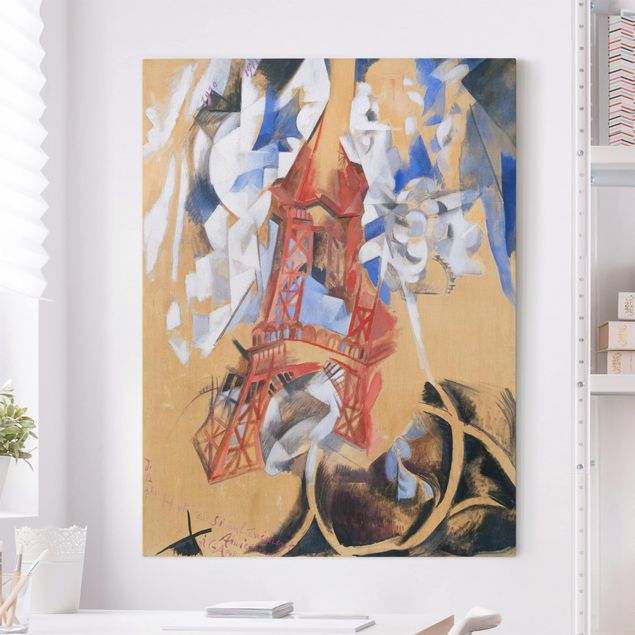 Leinwandbilder abstrakt Robert Delaunay - Der Eiffelturm