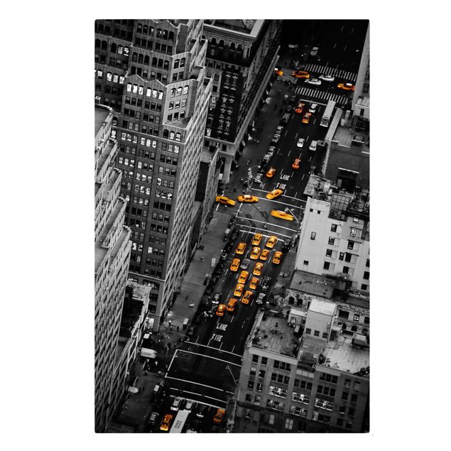Leinwandbilder Taxilichter Manhattan