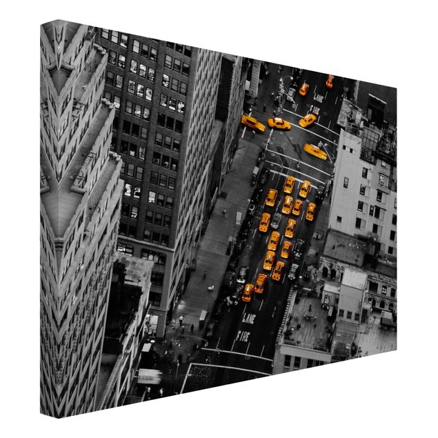 Leinwandbilder Taxilichter Manhattan