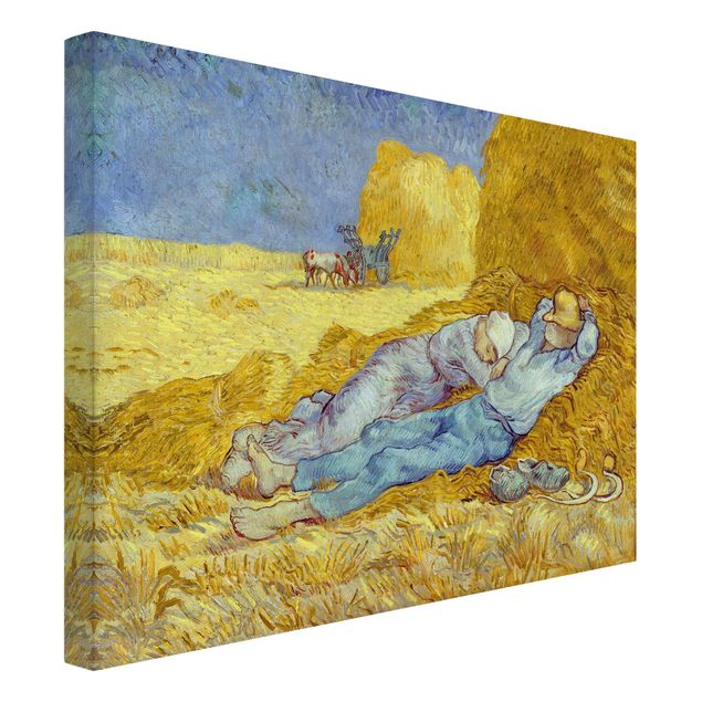 Leinwandbilder kaufen Vincent van Gogh - Das Mittagsschläfchen