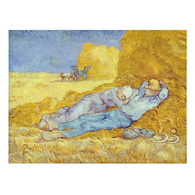 Leinwandbild - Vincent van Gogh - Das Mittagsschläfchen - Quer 4:3