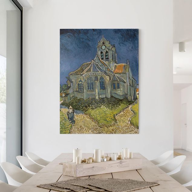 Leinwandbilder Städte Vincent van Gogh - Kirche Auvers-sur-Oise