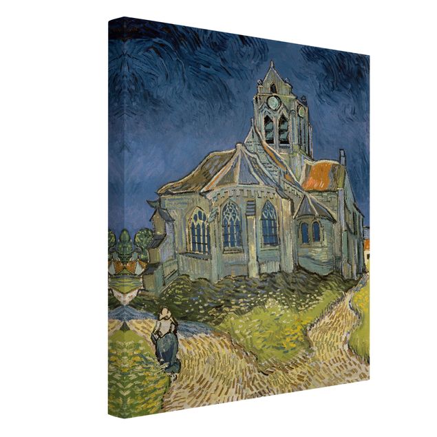 schöne Bilder Vincent van Gogh - Kirche Auvers-sur-Oise