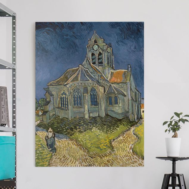 Impressionistische Gemälde Vincent van Gogh - Kirche Auvers-sur-Oise