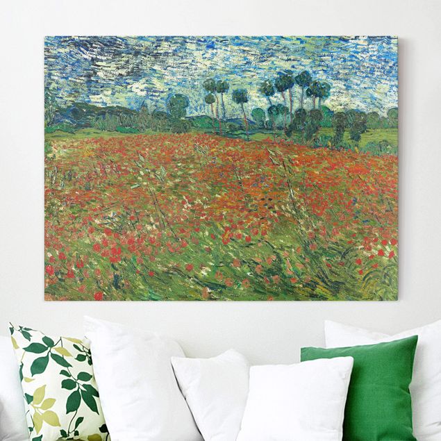 Impressionistische Gemälde Vincent van Gogh - Mohnfeld