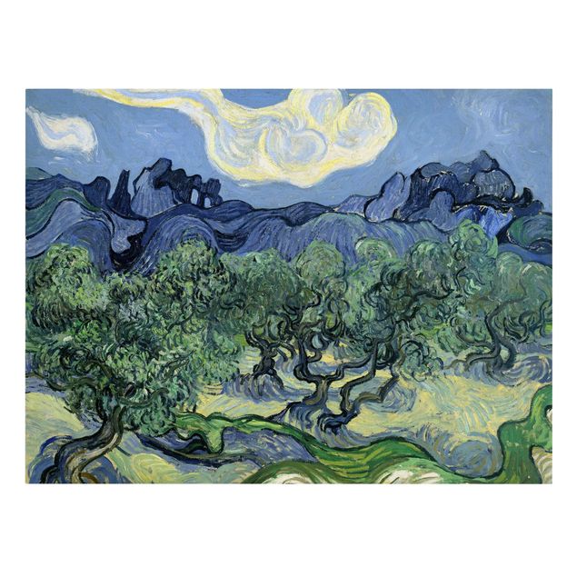 schöne Bilder Vincent van Gogh - Olivenbäume
