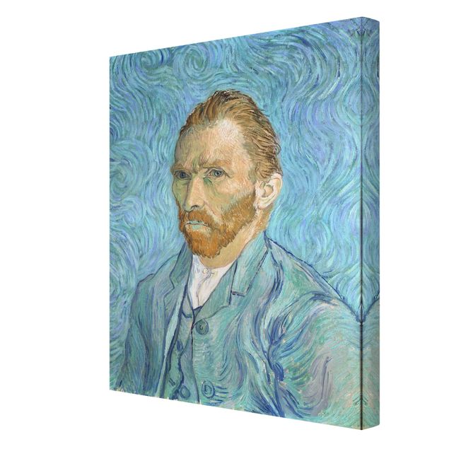 Leinwandbild - Vincent van Gogh - Selbstbildnis 1889 - Hochformat 3:4
