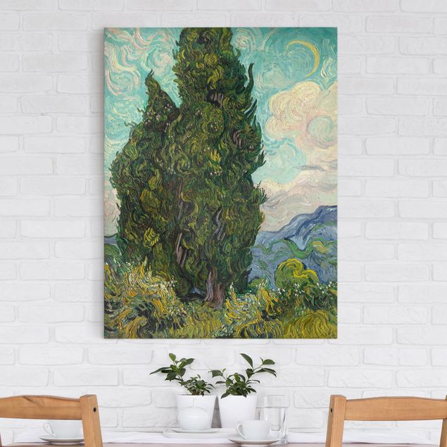 Impressionismus Bilder Vincent van Gogh - Zypressen
