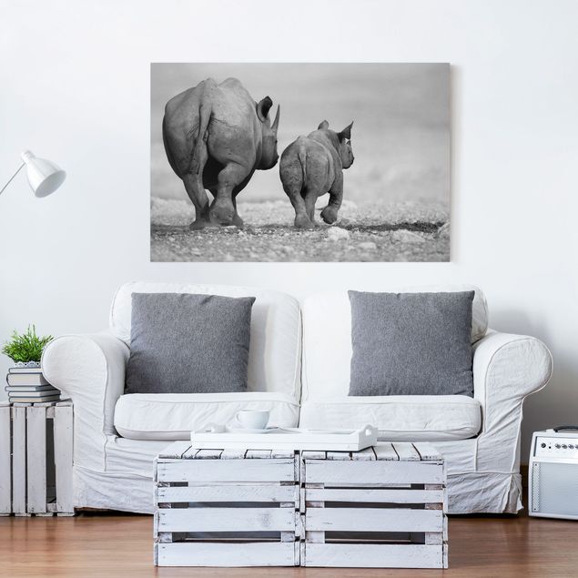 Bilder Wandering Rhinos II