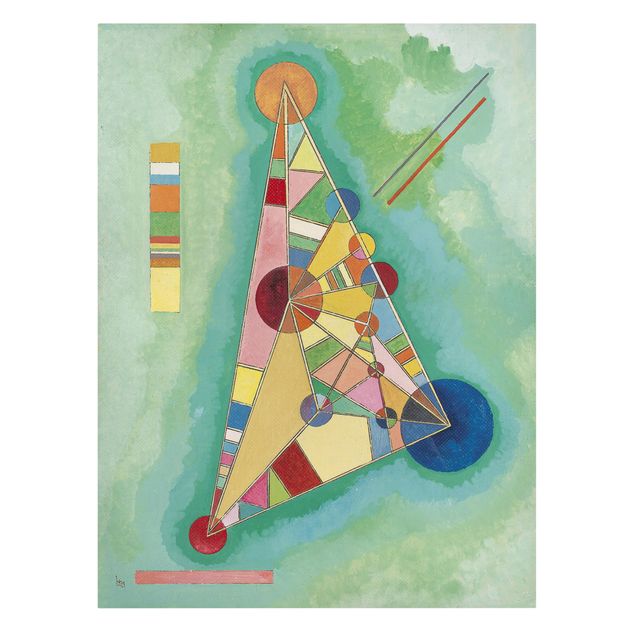 Leinwandbilder Wassily Kandinsky - Dreieck