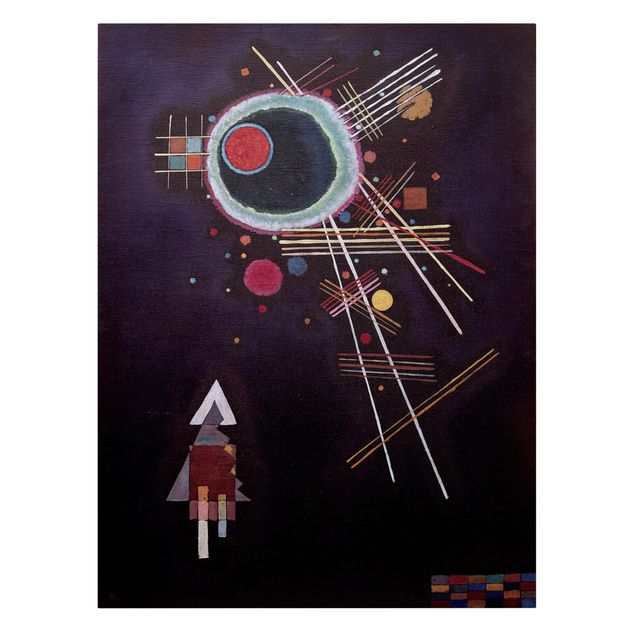 Leinwandbilder kaufen Wassily Kandinsky - Strahlenlinien