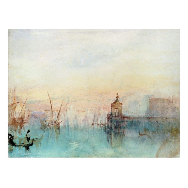 Leinwandbild - William Turner - Venedig mit erster Mondsichel - Quer 4:3