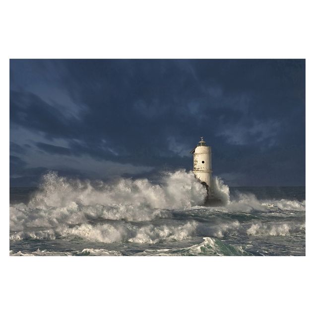 Fototapete selbstklebend Leuchtturm auf Sardinien