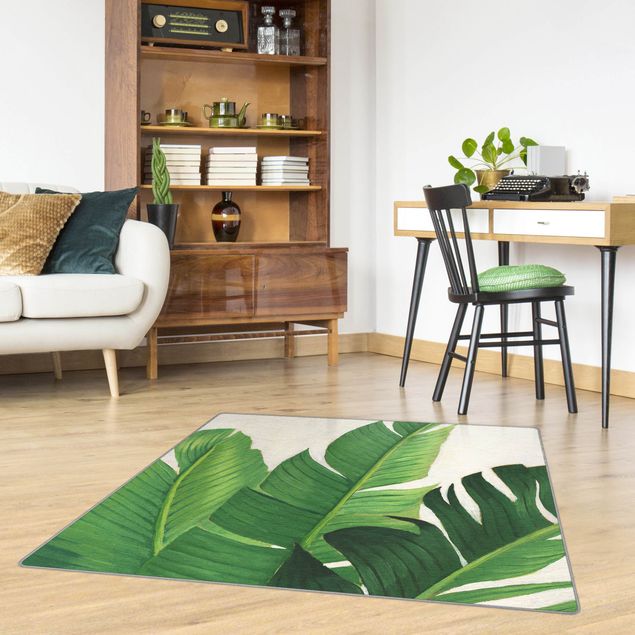 Moderner Teppich Lieblingspflanzen - Banane