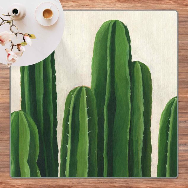 Teppich grün Lieblingspflanzen - Kaktus