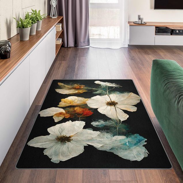 Moderne Teppiche Magische Blüten
