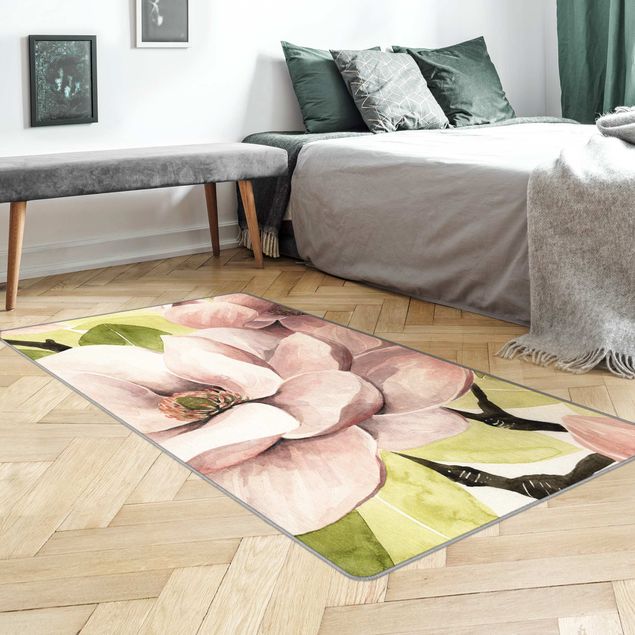 Große Teppiche Magnolie errötet I