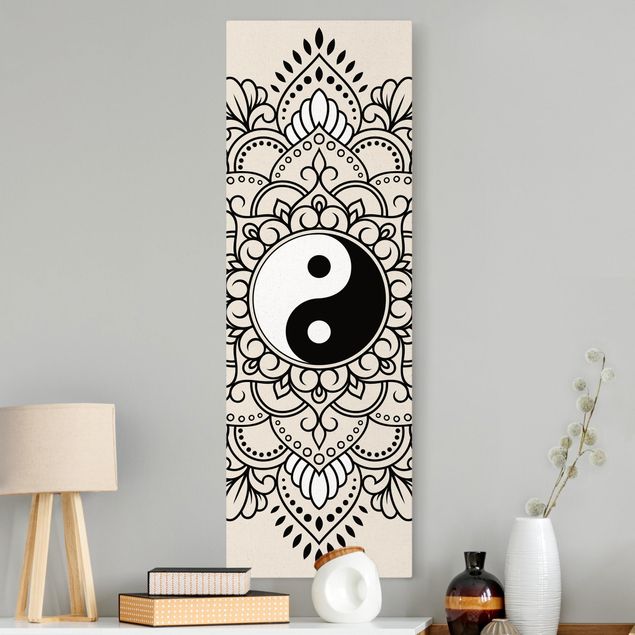 Leinwandbilder Mandala Yin und Yang
