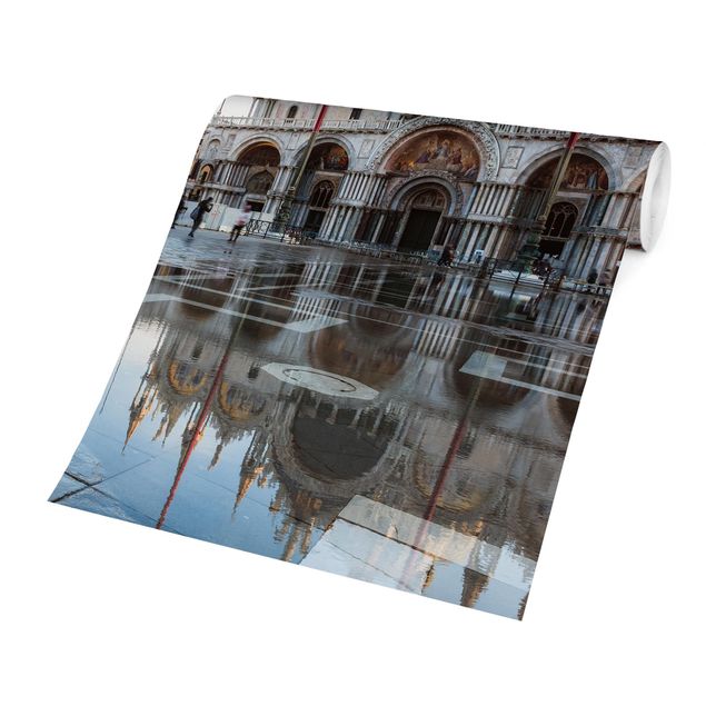 Tapete selbstklebend Markusplatz in Venedig