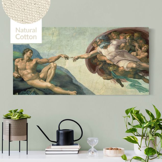 Rokoko Gemälde Michelangelo - Sixtinische Kapelle