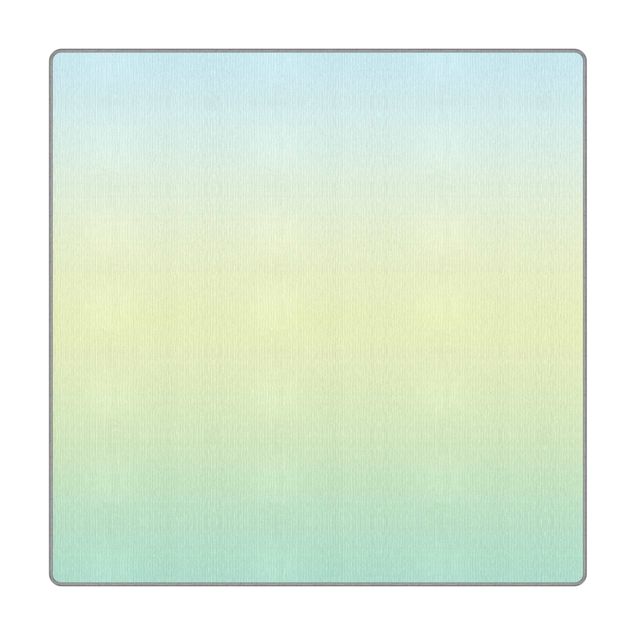 Teppich - Mint Farbverlauf