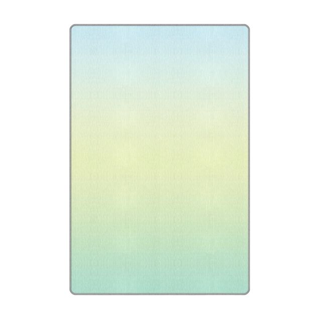 Teppich - Mint Farbverlauf