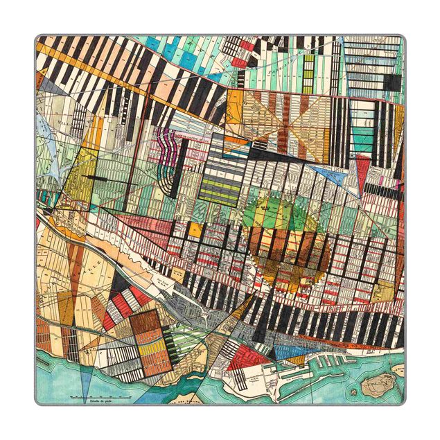 Teppich - Moderne Karte von Montreal