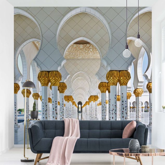 Design Tapeten Moschee in Abu Dhabi