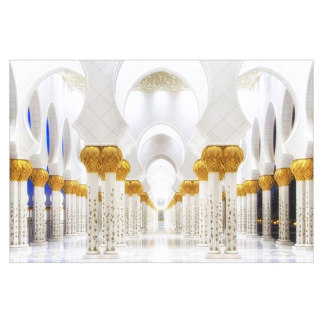selbstklebende Tapete Moschee in Gold